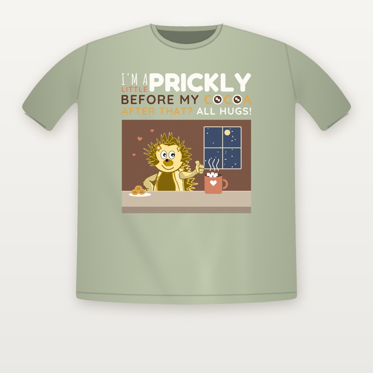 Prickly Before Cocoa Tee